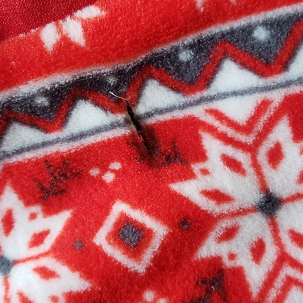 Vibrant Life NWOT Fleece Snowflake Hooded Dog Coat